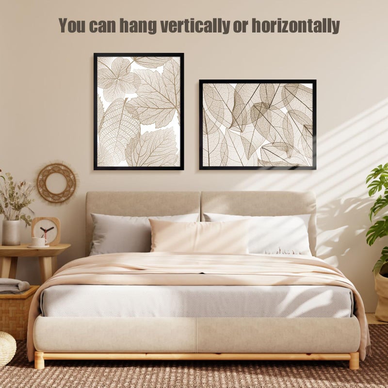 Egofine 18x24 Solid Wood Poster Frames Matted for 16x20 Black - Acrylic Plexiglass Front for Wall Mounting Hanging Picture Frame Vertically or Horizontally, Set of 2 - Image 5